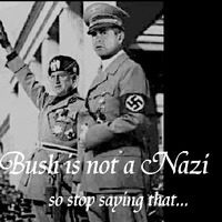 Bush is NOT a Nazi!